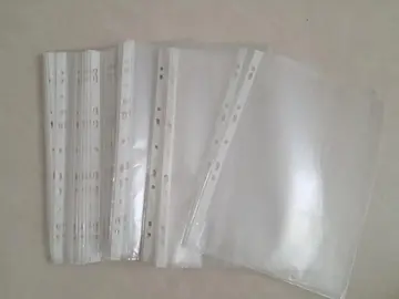 lot pochettes transparentes