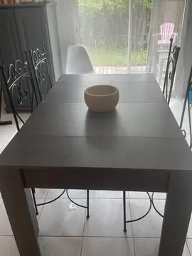 table console extensible 2 rallonge