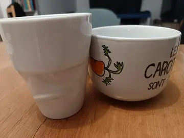 Tasses diverses