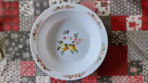 Plat creux