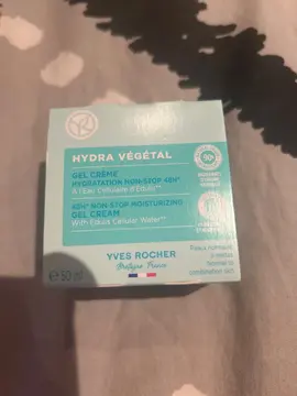 gel crème hydratation