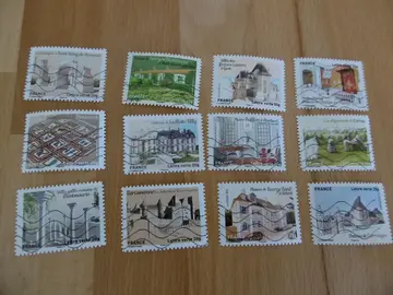 Série timbres Patrimoines de France 2013