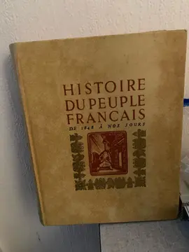 livre histoire du peuple français de 1848 à nos jours