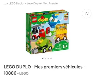 Duplo Légo - Mes premiers véhicules