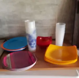 vaisselle en plastique