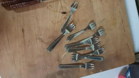 fourchettes à huitres