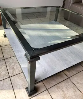 table basse en fer forgé
