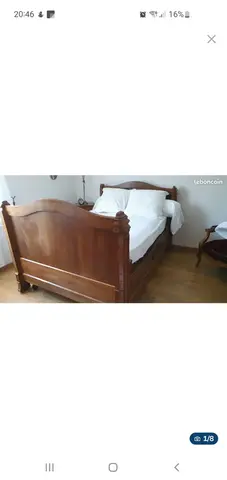 lit ancien avec matelas