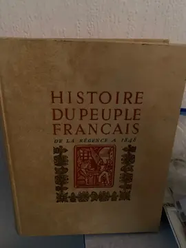 histoire du peuple français de la régence à 1848