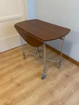 Table de room service à pans rabattables