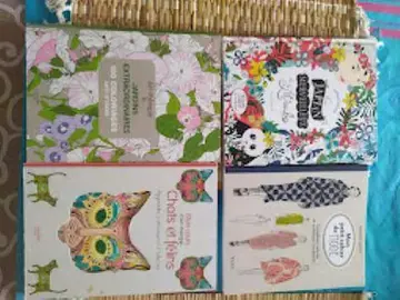 4 livres de coloriages
