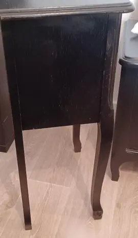 table de nuit vintage repeinte