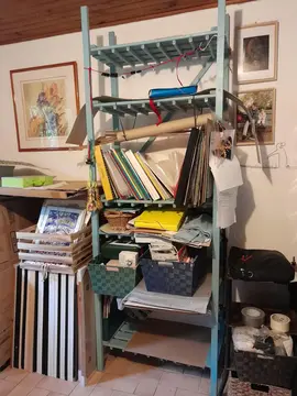 Étagère murale, à fixer au mur, 2m30.