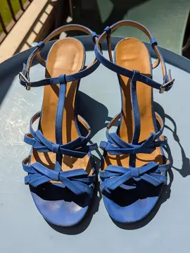 Chaussures pointure 39 • sandales bleues