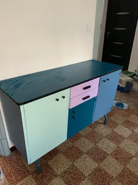 meuble en Formica repeint