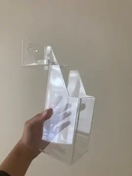 Boîte transparente en hauteur