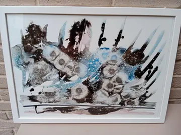 "Cyberattack" encre sur papier