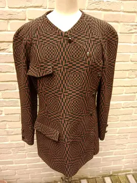 Veste damier Jean-Louis Scherrer t.40
