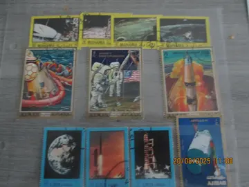 11 timbres oblitérés Manama / Ajman