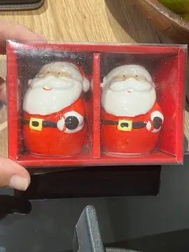 poivrier et salière Noël