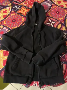 Sweat à capuche noir H&M 8-10 ans