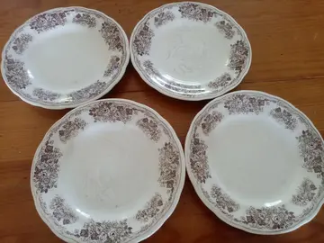 4 assiettes LA VIE DU RAIL