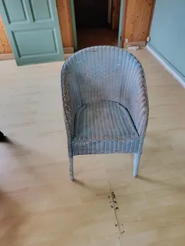fauteuil en osier