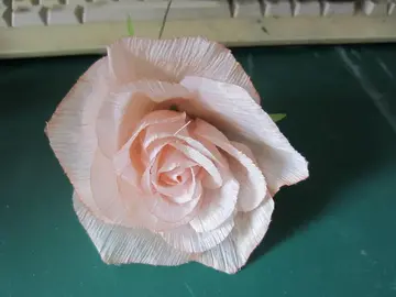 Rose entissu 8-9cm