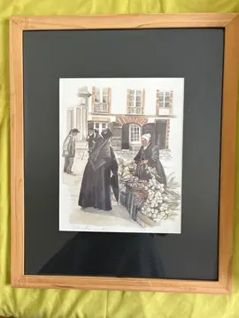 2 lithographies encadrées