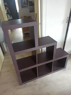Meuble KALLAX en étage marron