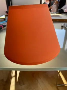 abat jour orange