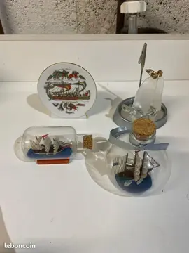 Lot de bibelots de la mer