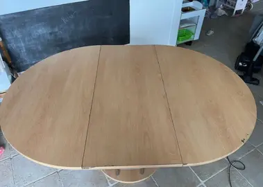 table ronde ovale