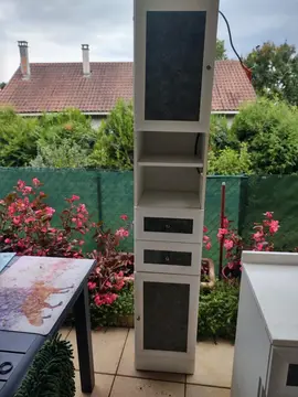 meuble sous vasque et colonne assortie