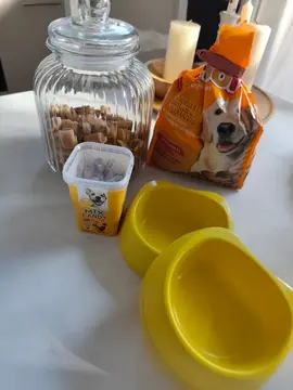 A donner plusieurs gamelles, croquettes et friandises pour chien. Le mien faisant le difficile 🐶
