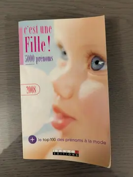 Livre prénoms fille