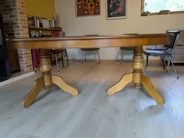 table en bois massif