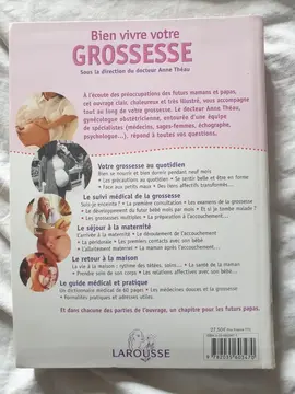 Donne livre sur la grossesse