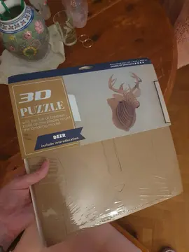 puzzle 3D cerf mural
