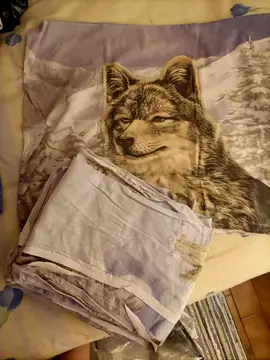 parure de lit enfant loup