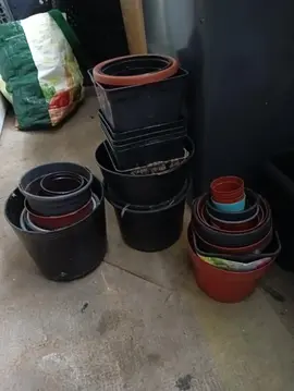 Pots en plastique