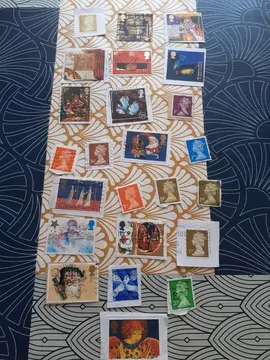 donne timbres anglais lot 2
