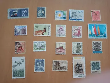 Timbres Pologne circulés - Lot 02