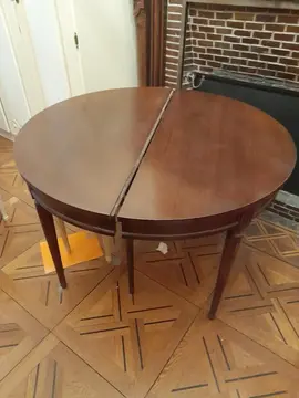 Table en bois massif et ses trois rallonges