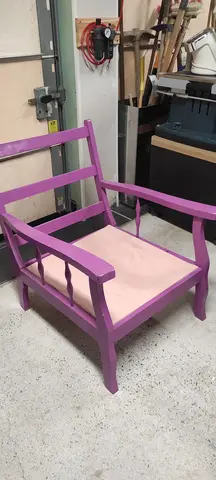 fauteuil bas à renover