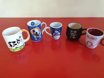 Ensemble de mugs