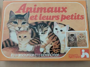 jeu d'observation "animaux et leurs petits"