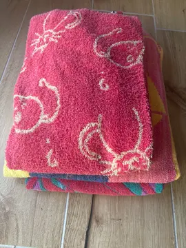 lot de serviettes taille moyenne