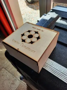 boite de rangement en bois