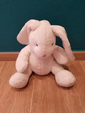 Peluche lapin blanc